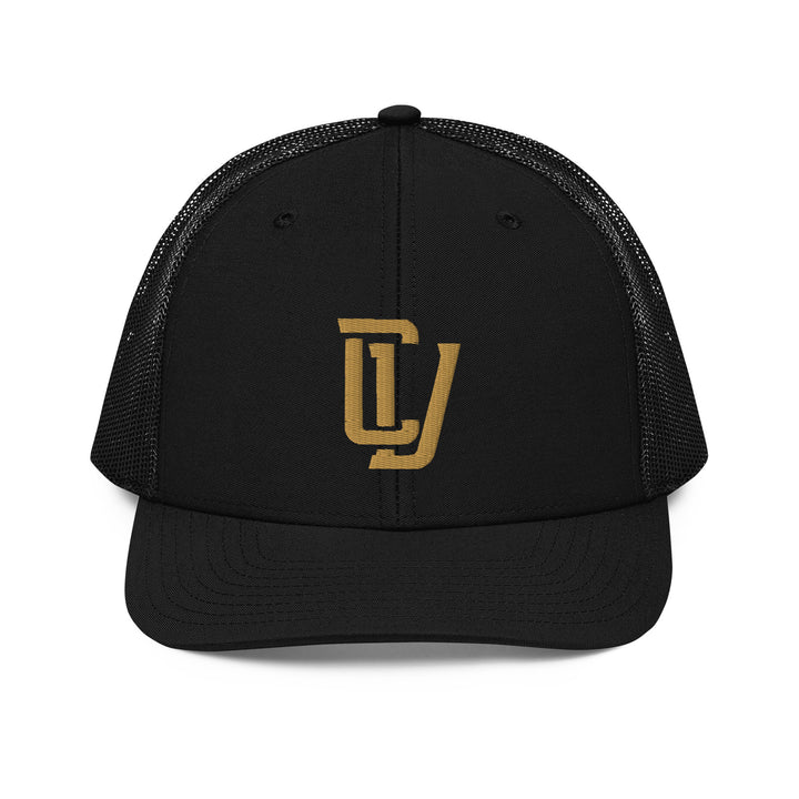 "CV" Snapback Trucker Cap | E Luna Brand CLASSIC | 1 Old Gold Thread Logo