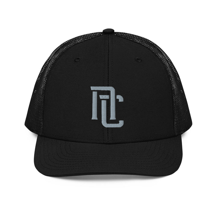 "NC" Snapback Trucker Cap | E Luna Brand CLASSIC | 1 Grey Thread Logo | 3D Puff Edition