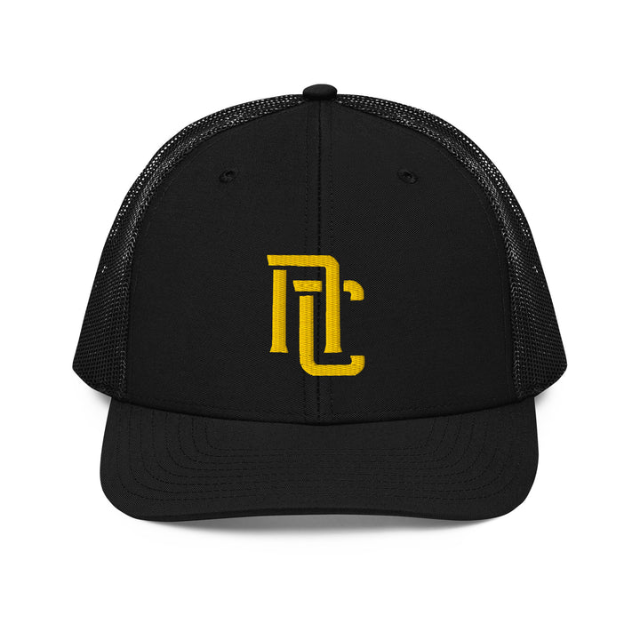 "NC" Snapback Trucker Cap | E Luna Brand CLASSIC | 1 Gold Thread Logo | 3D Puff Edition