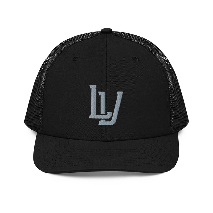 "LV" Snapback Trucker Cap | E Luna Brand CLASSIC | 1 Grey Thread Logo | 3D Puff Edition