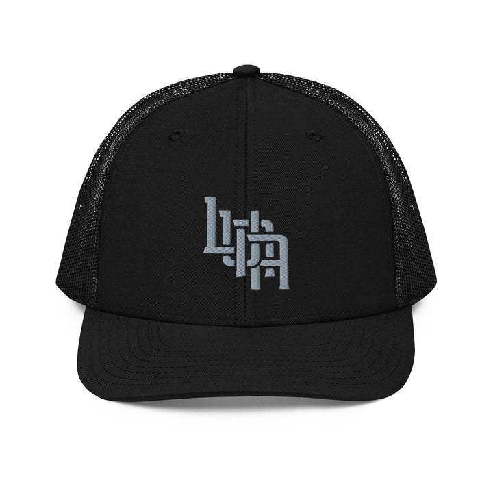 "LUNA" Snapback Trucker Cap | E Luna Brand CLASSIC | 1 Grey Thread Logo | 3D Puff Edition