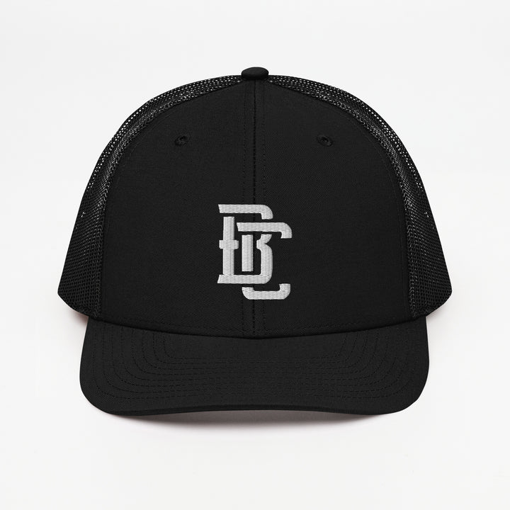 Baja California "BC" CLASSIC Snapback Trucker Cap — front view