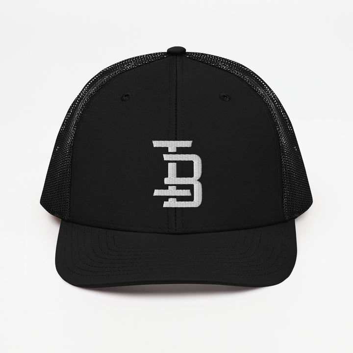 Imperial Beach "IB" CLASSIC Snapback Trucker Cap — front view