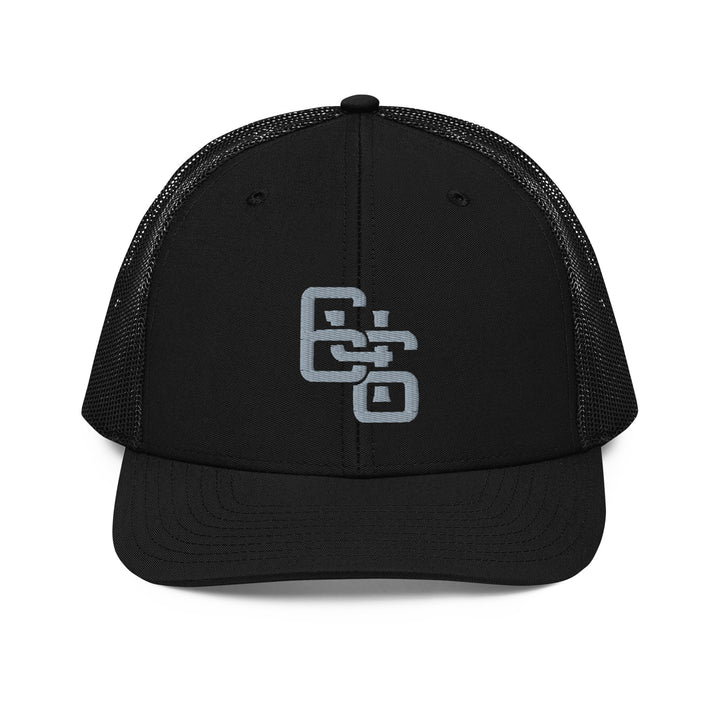 "646" Snapback Trucker Cap | E Luna Brand CLASSIC | 1 Grey Thread Logo | 3D Puff Edition