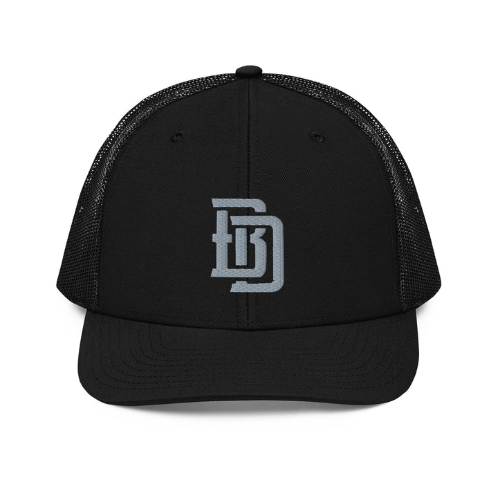 "BD" 2.0 Snapback Trucker Cap | E Luna Brand CLASSIC | 1 Grey Thread Logo | 3D Puff Edition