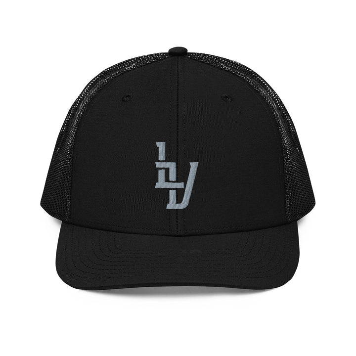 "LV" 2.0 Snapback Trucker Cap | E Luna Brand CLASSIC | 1 Grey Thread Logo | 3D Puff Edition