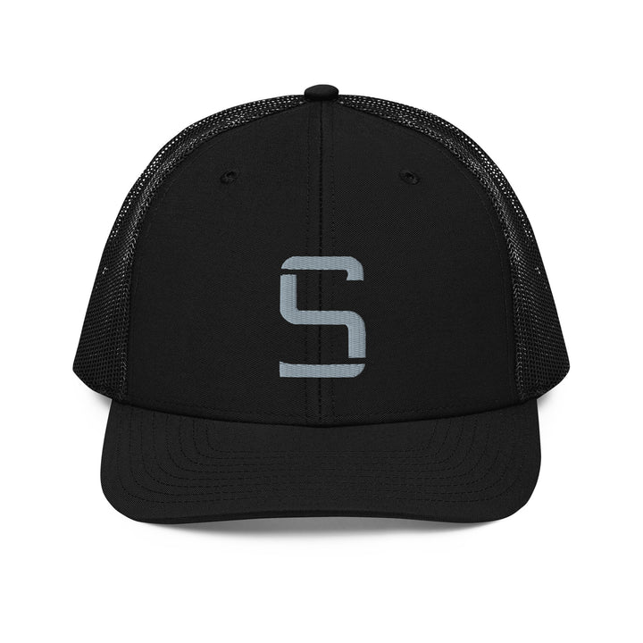 "S" Snapback Trucker Cap | E Luna Brand CORE | 1 Grey Thread Logo