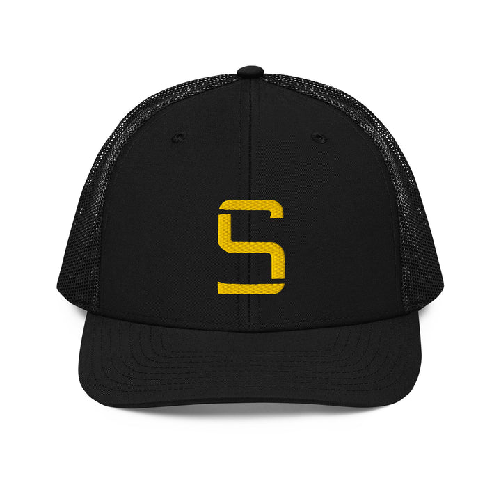 "S" Snapback Trucker Cap | E Luna Brand CORE | 1 Gold Thread Logo