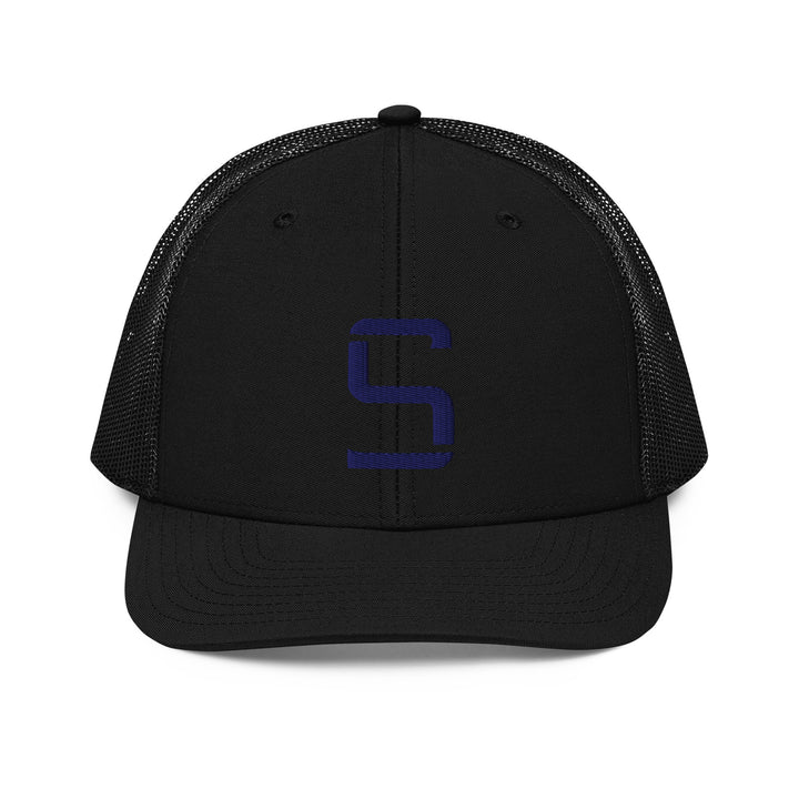 "S" Snapback Trucker Cap | E Luna Brand CORE | 1 Navy Thread Logo