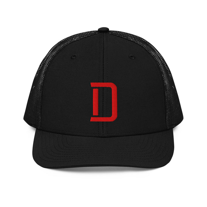 "D" Snapback Trucker Cap | E Luna Brand CORE | 1 Red Thread Logo