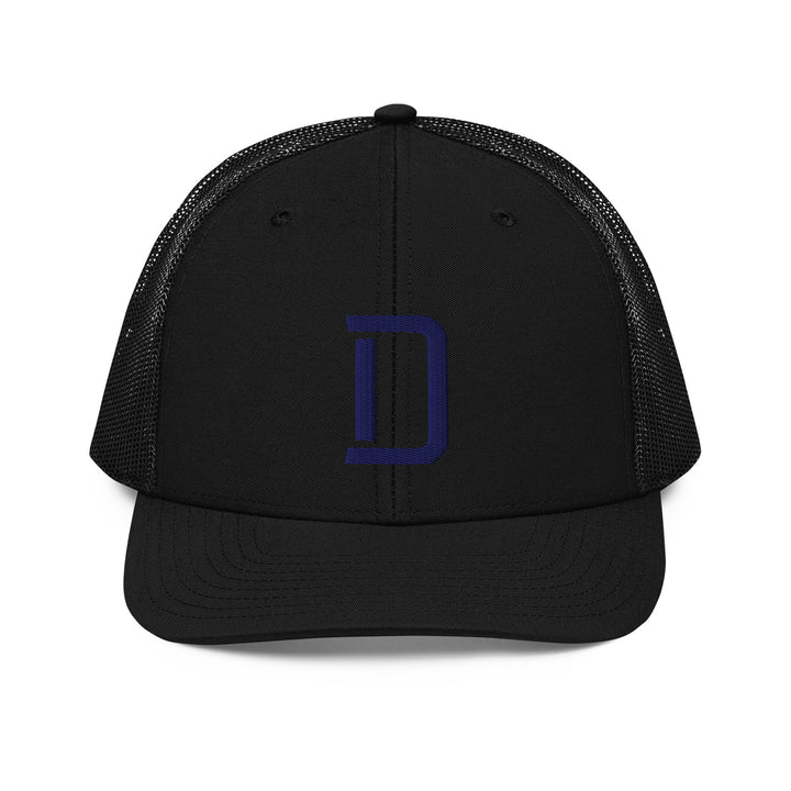 "D" Snapback Trucker Cap | E Luna Brand CORE | 1 Navy Thread Logo