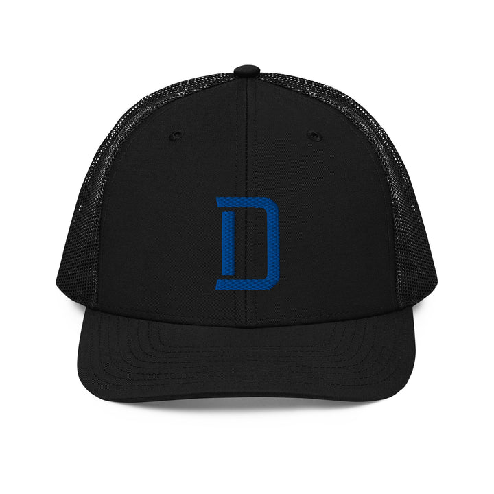 "D" Snapback Trucker Cap | E Luna Brand CORE | 1 Royal Thread Logo