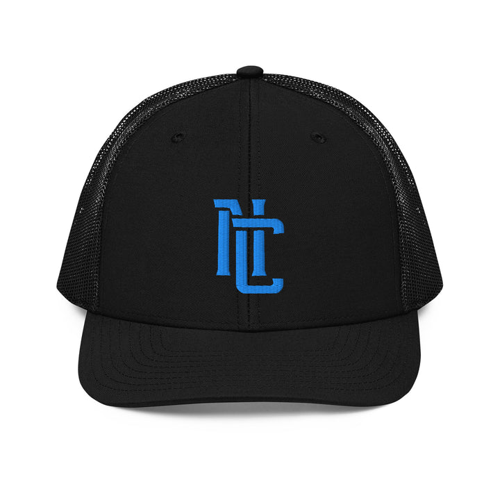 "NC" 2.0 Snapback Trucker Cap | E Luna Brand CLASSIC | 1 Aqua/Teal Thread Logo | 3D Puff Edition