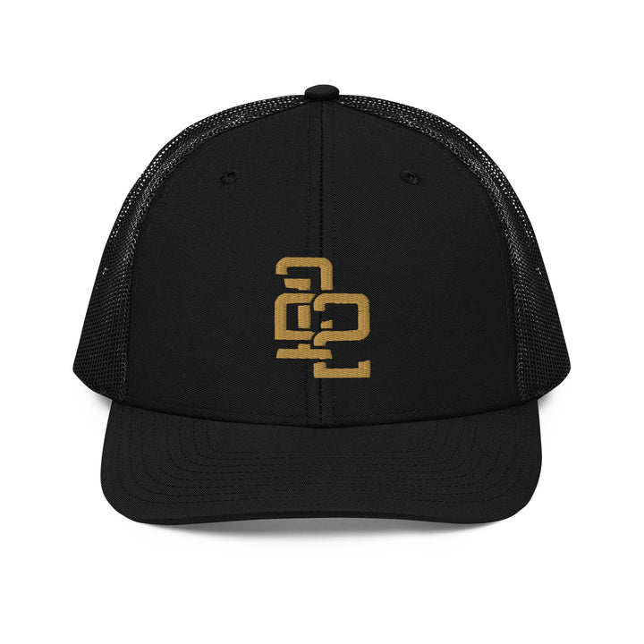 "212" Snapback Trucker Cap | E Luna Brand CORE | 1 Old Gold Thread Logo