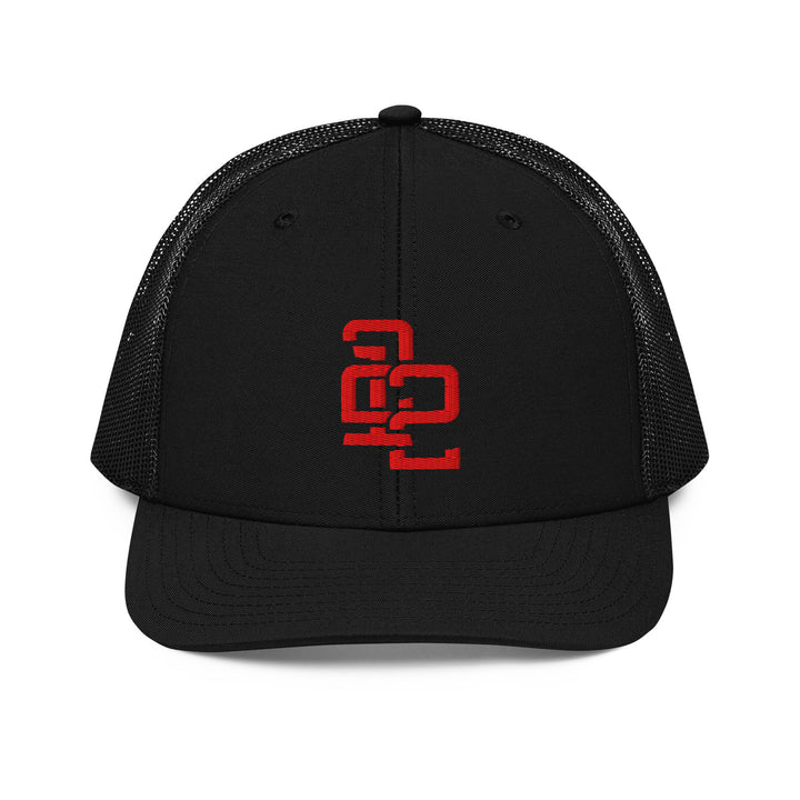 "212" Snapback Trucker Cap | E Luna Brand CLASSIC | 1 Red Thread Logo | 3D Puff Edition