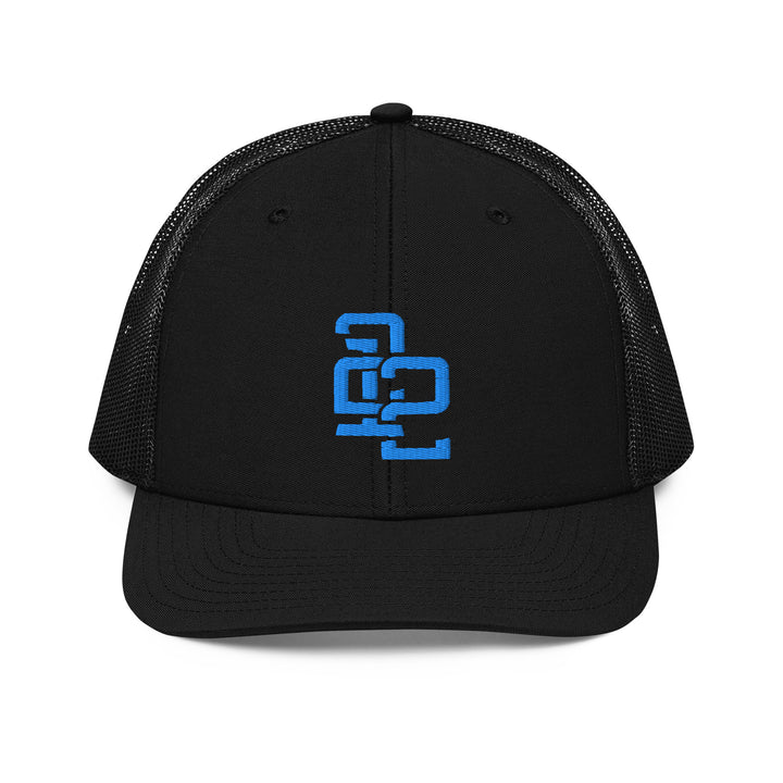"212" Snapback Trucker Cap | E Luna Brand CLASSIC | 1 Aqua/Teal Thread Logo | 3D Puff Edition