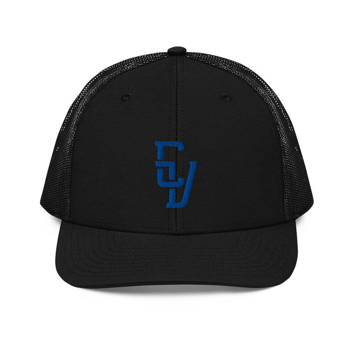"CV" 2.0 Snapback Trucker Cap | E Luna Brand CLASSIC | 1 Royal Thread Logo | 3D Puff Edition