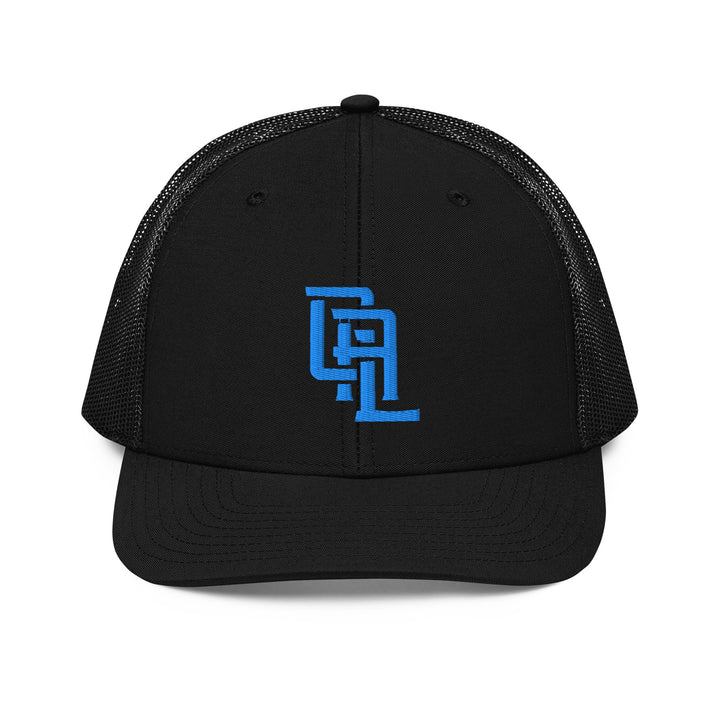 "CAL" Snapback Trucker Cap | E Luna Brand CLASSIC | 1 Aqua/Teal Thread Logo | 3D Puff Edition