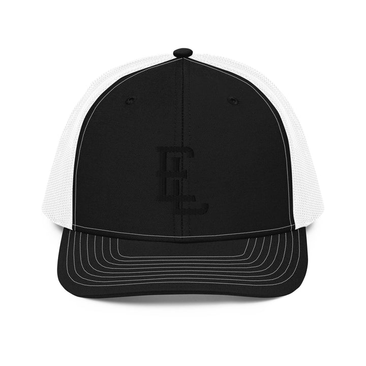 "EL" Snapback Trucker Cap | E Luna Brand CLASSIC | 1 Black Thread Logo