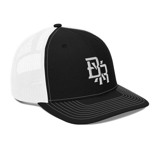 "BXR" Snapback Trucker Cap | Richardson 112 | E Luna CLASSIC Solocrest 1 White Thread Front Logo