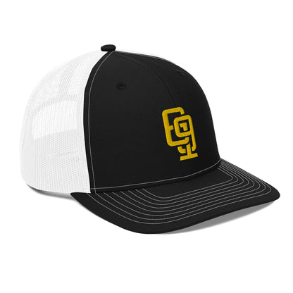 "619" Snapback Trucker Cap | Richardson 112 | E Luna CLASSIC Solocrest 1 Gold Thread Front Logo