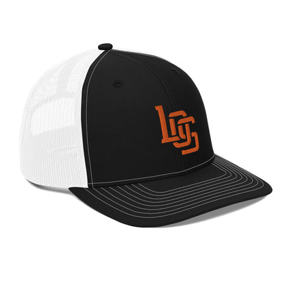 "LOS" Snapback Trucker Cap | Richardson 112 | E Luna CLASSIC Solocrest 1 Orange Thread Front Logo