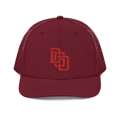 "DGO" Snapback Trucker Cap | Richardson 112 | E Luna CLASSIC Solocrest 1 Red Thread Front Logo
