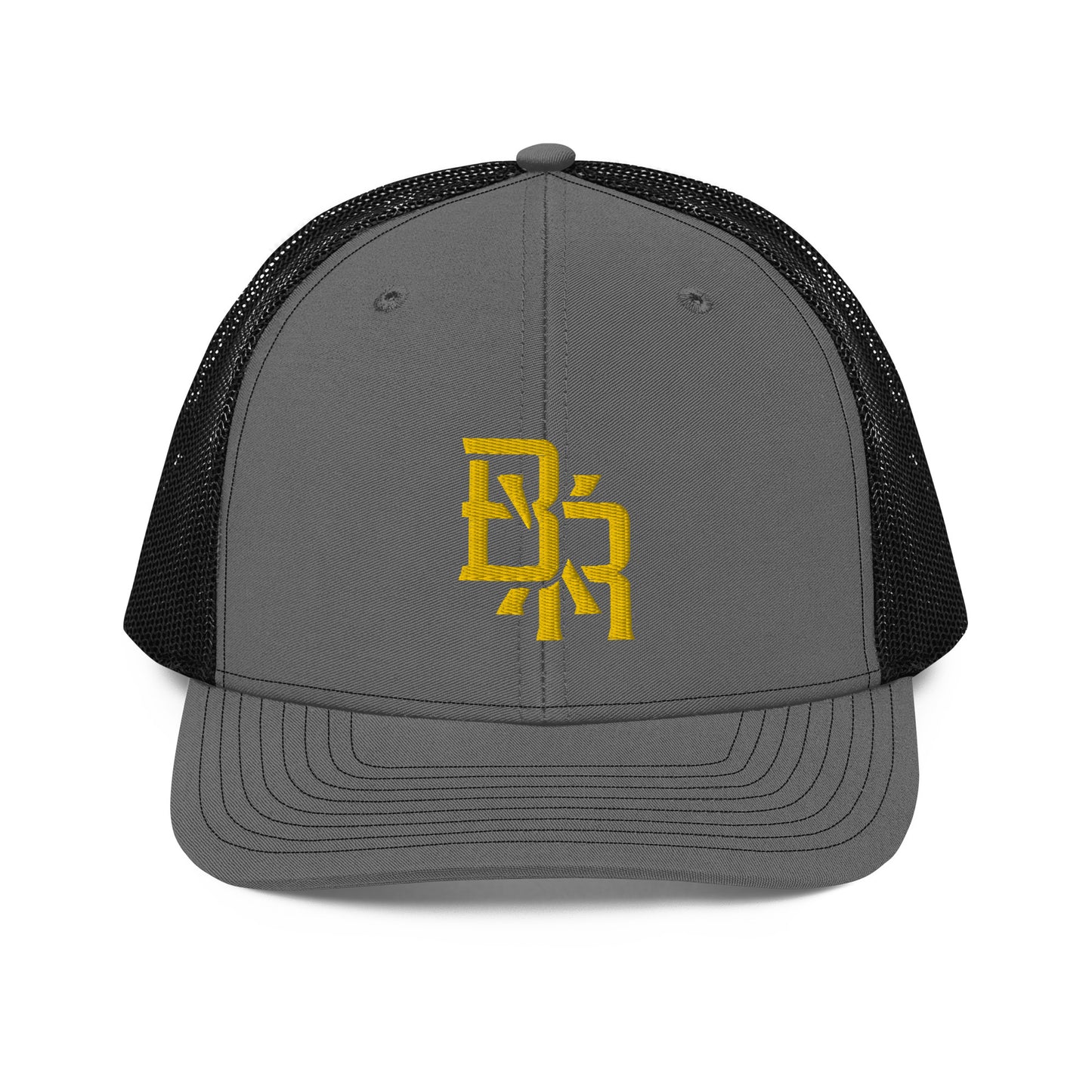 "BXR" Snapback Trucker Cap | Richardson 112 | E Luna CLASSIC Solocrest 1 Gold Thread Front Logo