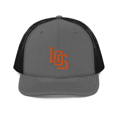 "LOS" Snapback Trucker Cap | Richardson 112 | E Luna CLASSIC Solocrest 1 Orange Thread Front Logo