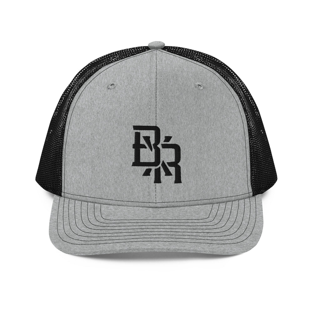 "BXR" Snapback Trucker Cap | Richardson 112 | E Luna CLASSIC Solocrest 1 Black Thread Front Logo