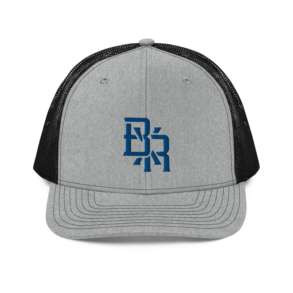 Boné Trucker "BXR" Snapback | Richardson 112 | E Luna CLASSIC Solocrest 1 com Logo Frontal Bordado em Fio Royal