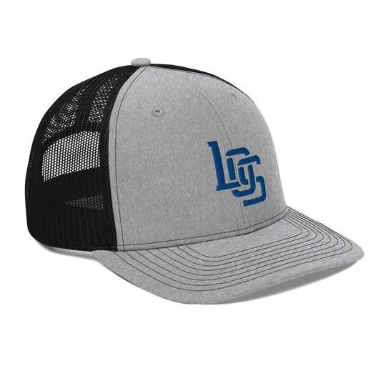 "LOS" Snapback Trucker Cap | Richardson 112 | E Luna CLASSIC Solocrest 1 Royal Thread Front Logo