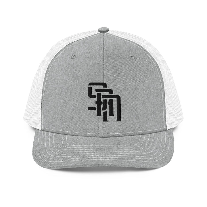 "SAN" Snapback Trucker Cap | E Luna Brand CORE | 1 Black Thread Logo