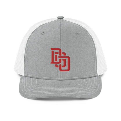 "DGO" Snapback Trucker Cap | Richardson 112 | E Luna CLASSIC Solocrest 1 Red Thread Front Logo
