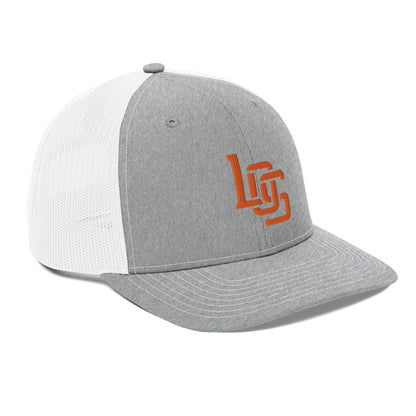 "LOS" Snapback Trucker Cap | Richardson 112 | E Luna CLASSIC Solocrest 1 Orange Thread Front Logo