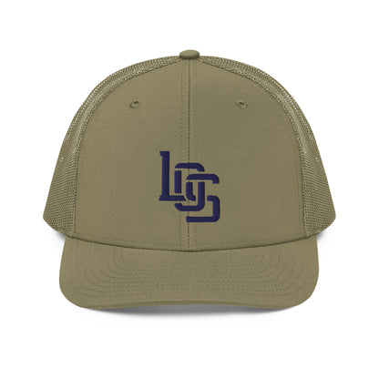 "LOS" Snapback Trucker Cap | Richardson 112 | E Luna CLASSIC Solocrest 1 Navy Thread Front Logo