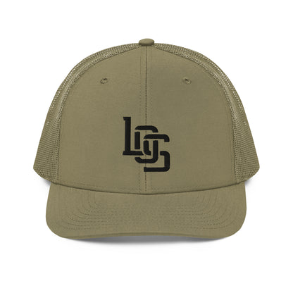 "LOS" Snapback Trucker Cap | Richardson 112 | E Luna CLASSIC Solocrest 1 Black Thread Front Logo