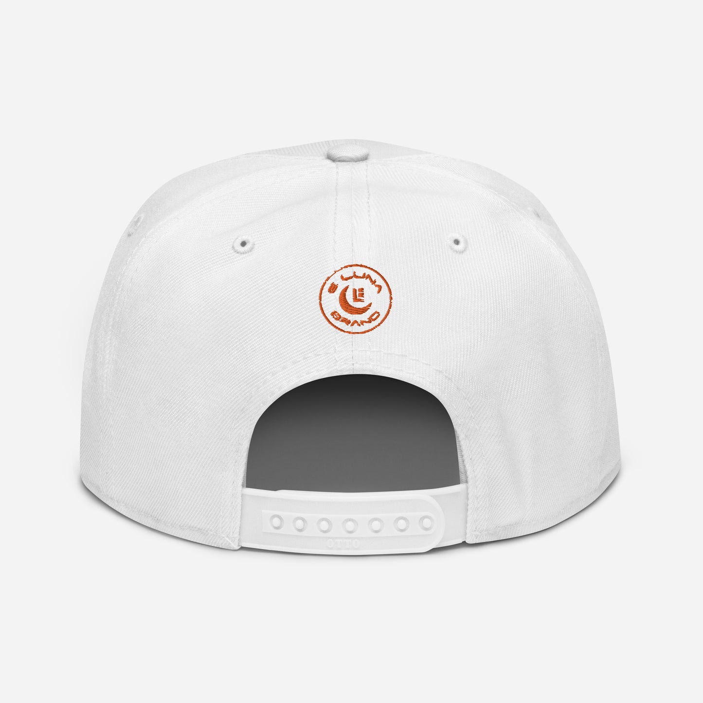 "619" Snapback | Otto Cap 125-978 | E Luna SELECT Tricrest 3 Orange Thread Front, Left Side & Back Logos