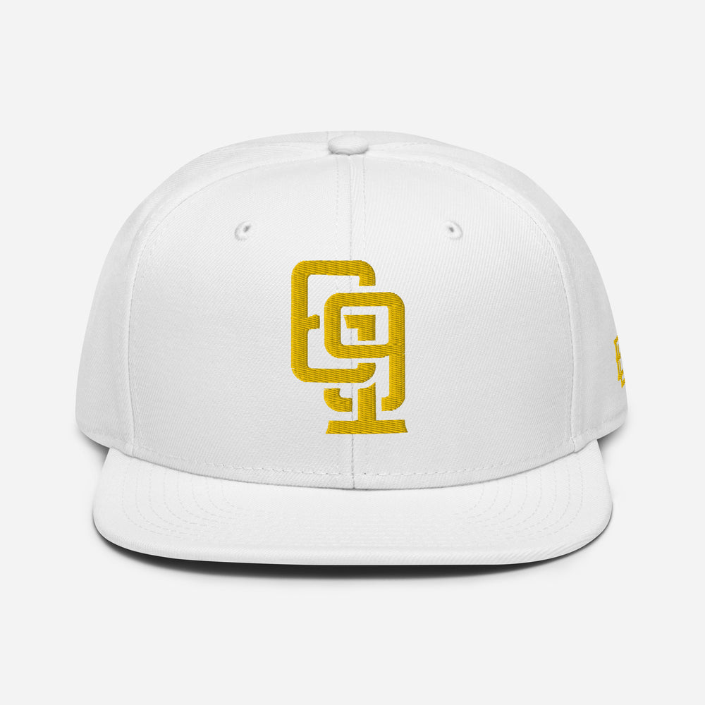 "619" Snapback | E Luna Brand ESSENTIAL | 2 Gold Thread Logos | 3D Puff Edition