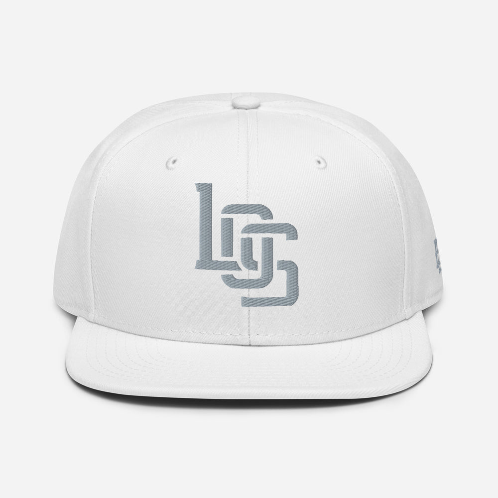 "LOS" Snapback | E Luna Brand ESSENTIAL | 2 Grey Thread Logos