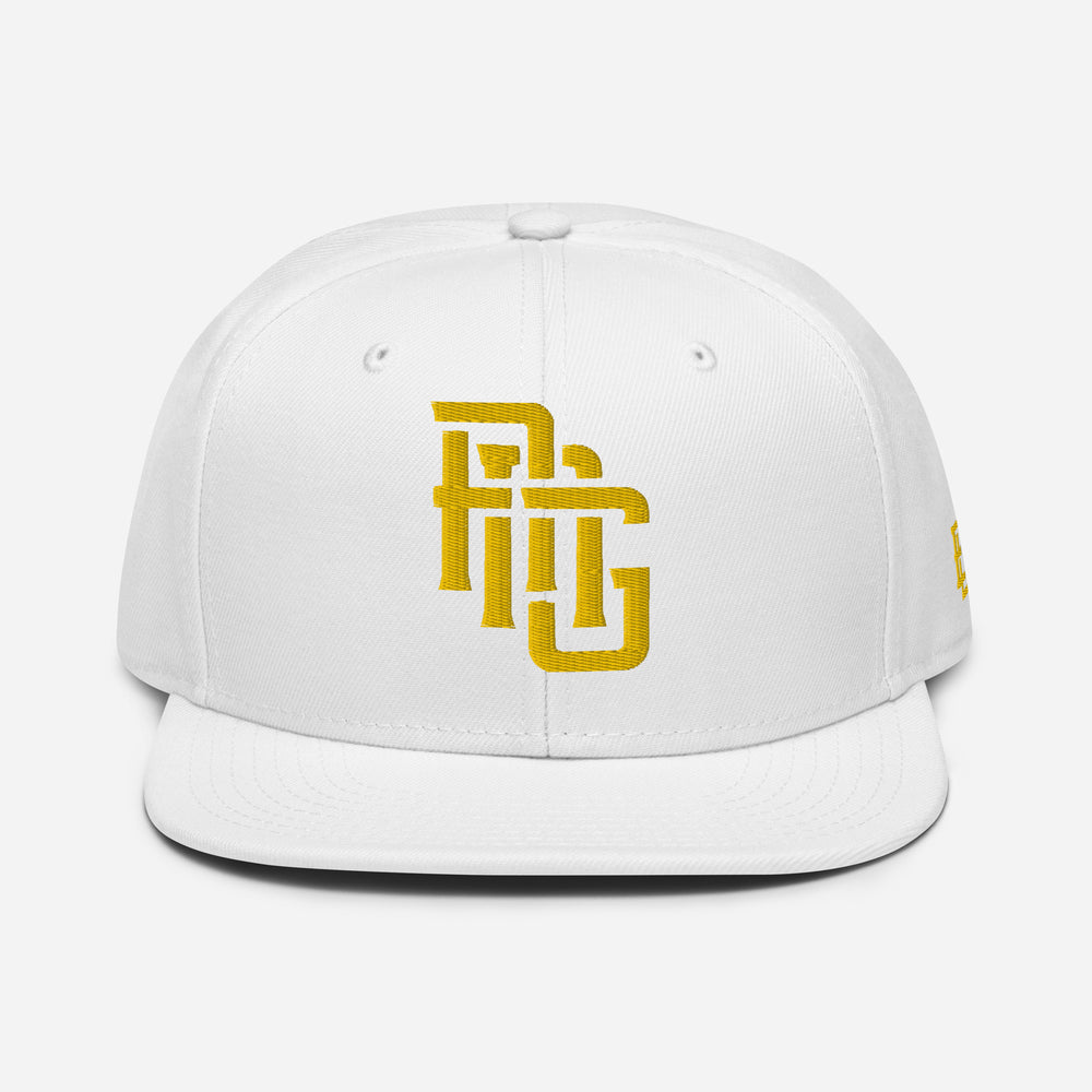 "ANG" Snapback | E Luna Brand ESSENTIAL | 2 Gold Thread Logos