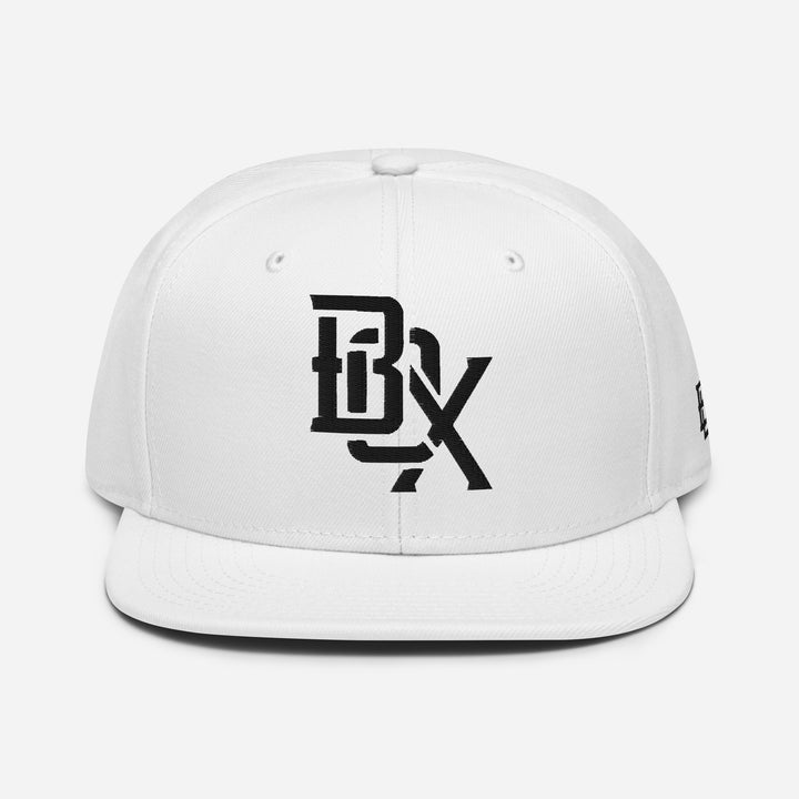 "BOX" Snapback | E Luna Brand ESSENTIAL | 2 Black Thread Logos