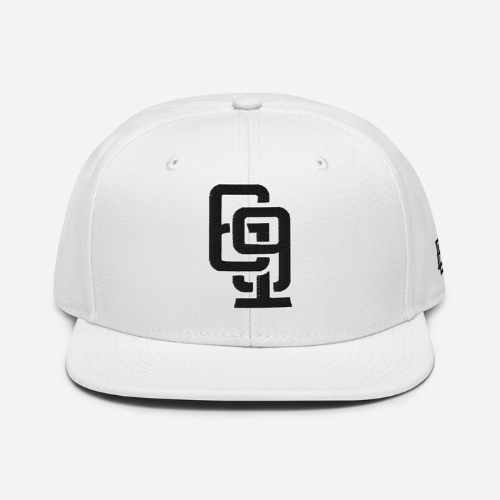 "619" Snapback | E Luna Brand SELECT | 3 Black Thread Logos | 3D Puff Edition