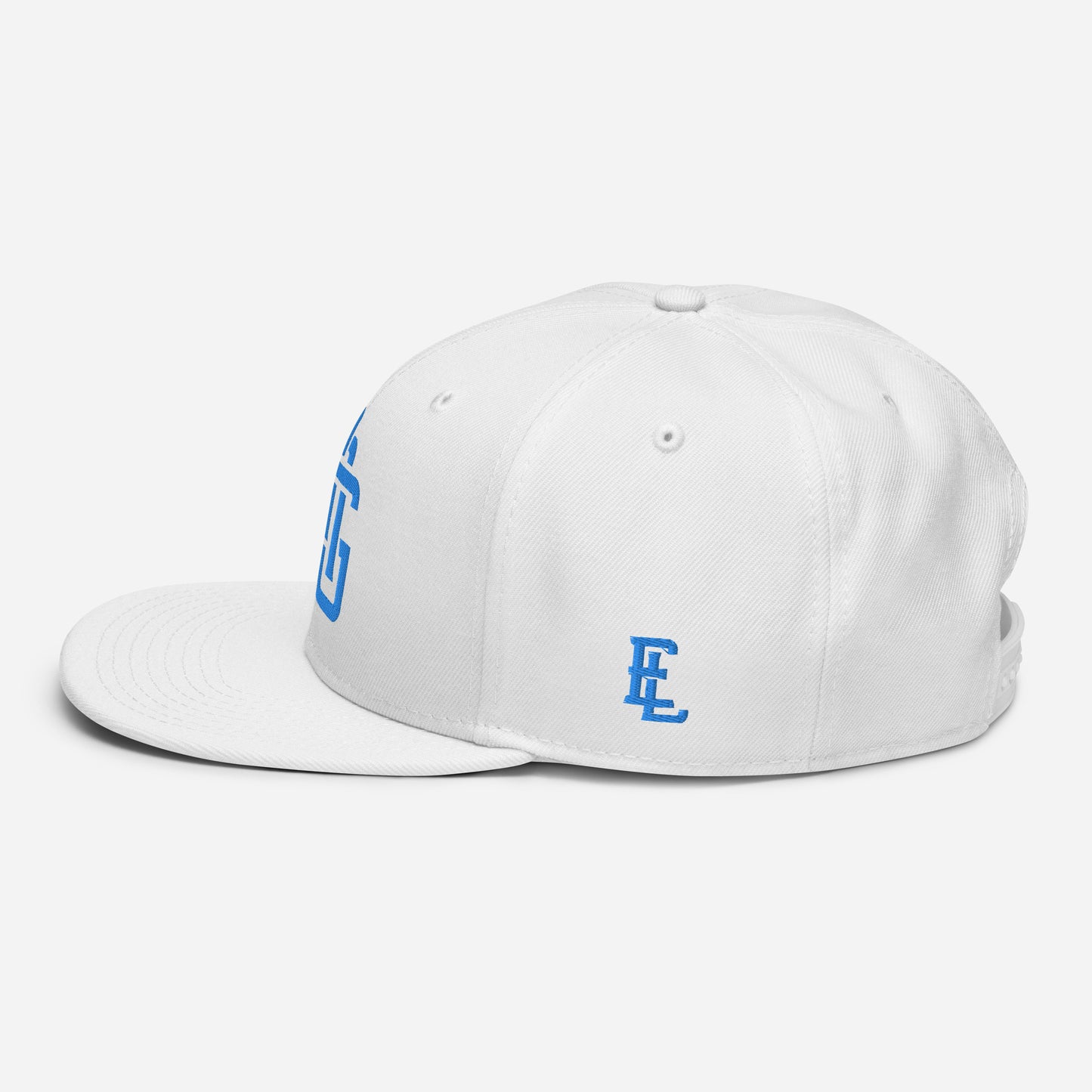 "ANG" Snapback | E Luna Brand ESSENTIAL | 2 Aqua/Teal Thread Logos