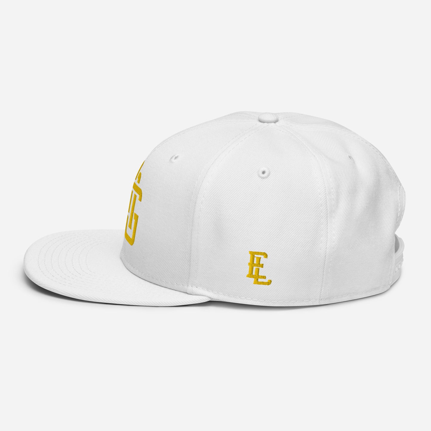 "ANG" Snapback | Otto Cap 125-978 | E Luna Brand ESSENTIAL Duocrest 2 Gold Thread Front & Left Side Logos