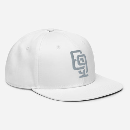 "619" Snapback Otto Cap | E Luna Brand ESSENTIAL | 2 Grey Thread Logos