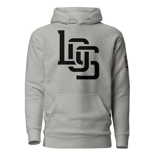 "LOS" Unisex Premium Hoodie | Cotton Heritage M2580 | 3 Black Logos Including Outside Back Label Logo