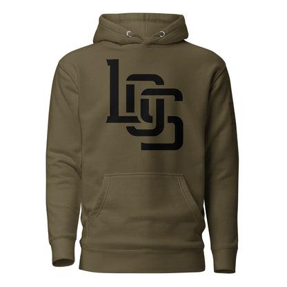 "LOS" Unisex Premium Hoodie | Cotton Heritage M2580 | 3 Black Logos Including Large Back Logo