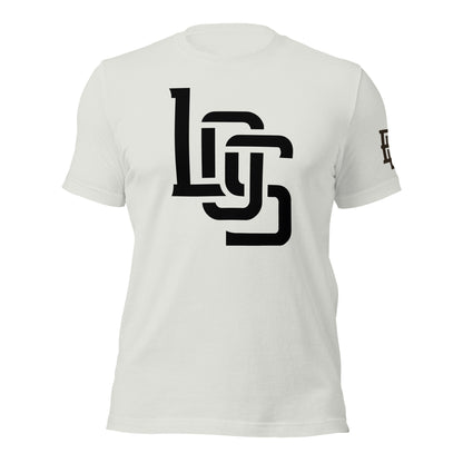 "LOS" Unisex Staple T-Shirt | Bella + Canvas 3001 | 3 Black Logos Including Large Back Logo